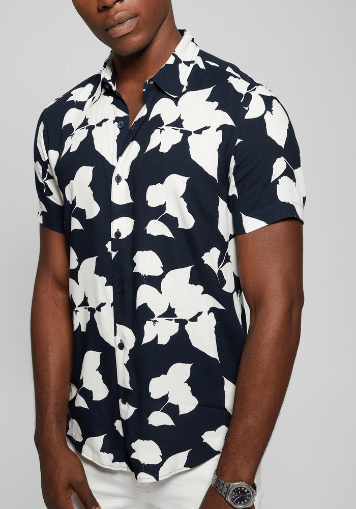 Camisa Ss Eco Rayon Shdw Floral Shirt