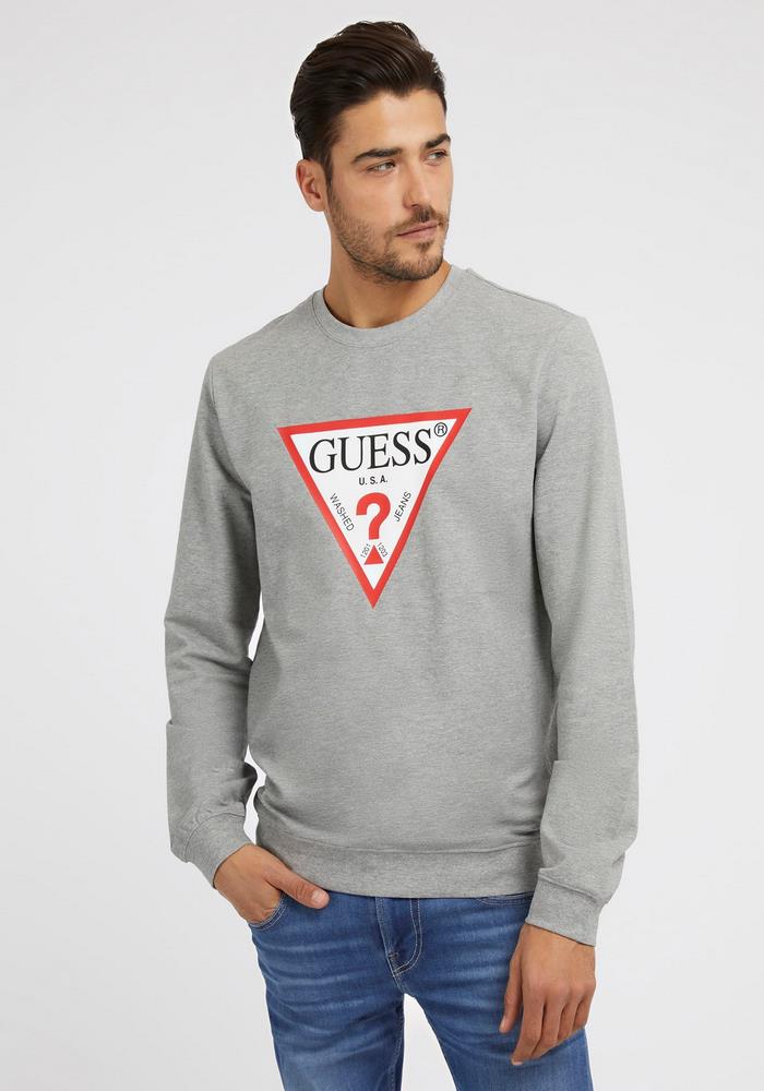 Poler n Guess Audley Cn Fleece Mrh Gris Guess Chile